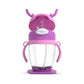 Purple & Pink Kids Tumbler Bottle – Leak-Proof Straw Cup with Handles | BPA-Free Kids Water Bottle