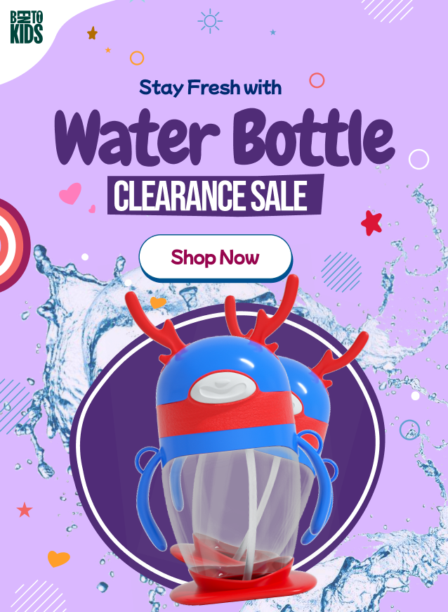 Kids water bottle clearance sale featuring kids tumbler and lunch box essentials in Pakistan by Bento Kids, part of the kids winter collection.
