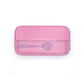 Pink and Purple Stainless Steel Lunch Box – 100% Leak-Proof, Kids Friendly Clips, Food-Safe Spoon, Non-Toxic Recyclable Plastic