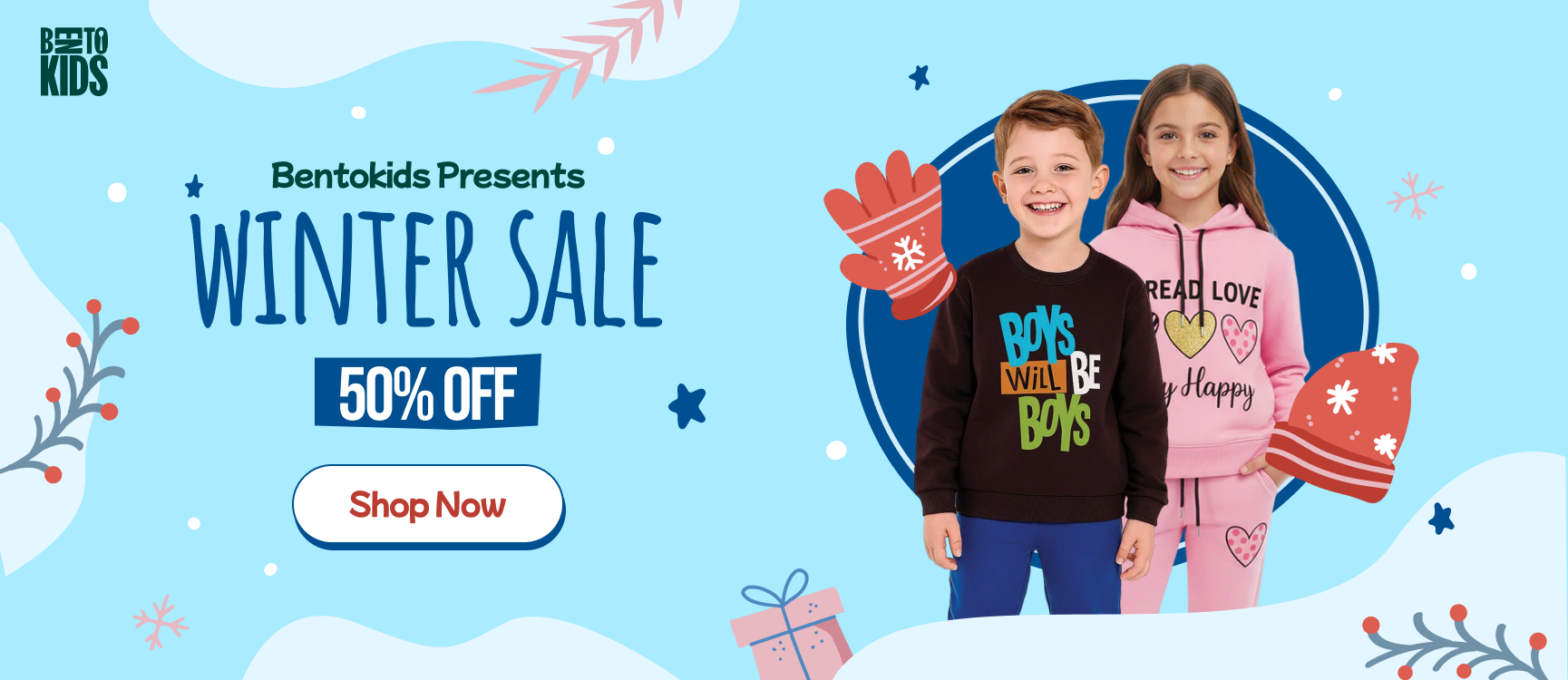 Trendy kids winter collection featuring lunch boxes and tumblers in Pakistan by Bento Kids.