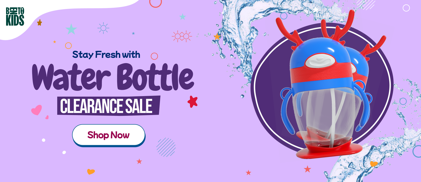 Kids water bottle clearance sale featuring kids tumbler and lunch box essentials in Pakistan by Bento Kids, part of the kids winter collection.
