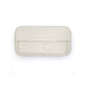White & Brown Stainless Steel Lunch Box – 100% Leak-Proof, Kids Friendly Clips, Food-Safe Spoon, Non-Toxic Recyclable Plastic - Bento Kids
