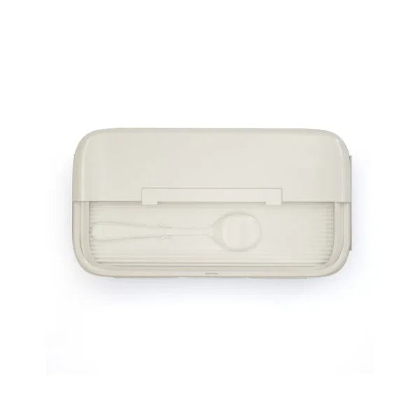 Stainless Steel Lunch Box for Kids  Leak-Proof, Durable, White & Brown